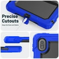 thumbnail image 7 of XYX For MatePad SE 2024 Case 11 inch AGS6-W00, 3in1 Heavy Duty Shockproof Tablet Case with Stand, Shoulder Strap, Blue, 7 of 7