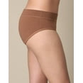 thumbnail image 3 of Playtex Tummy Smoothing Hipster Underwear Pack, Moisture-Wicking, 3-Pack (Plus Sizes) Bronzed Chestnut Heather/Black/Black 3XL Women's, 3 of 5