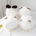 thumbnail image 2 of Newborns Protective Earflap Cap Comfortable Fabric Fetal Hat Stretchy For Baby 0 to 5 Months Comfortable Headwear Multicolor, 2 of 4