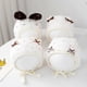 thumbnail image 2 of Newborns Protective Earflap Cap Comfortable Fabric Fetal Hat Stretchy For Baby 0 to 5 Months Comfortable Headwear Multicolor, 2 of 4