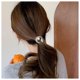 thumbnail image 4 of 2 hebillas de cola de caballo doradas para mujer, puños de metal para el cabello, clip decorativo de metal para cola de caballo alta, puño de cola de caballo de metal dorado para vestir (estilo 4), 4 of 6