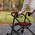 thumbnail image 4 of HELLHERO Rollator Walker Seat Back Cover Rollator Walker Seat and Backrest Rollbar Covers Set for Outdoor Park and Indoor Outdoor, Vintage Ethnic Geometric Totems, 4 of 7