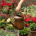 thumbnail image 3 of 1-Gallon Steel Watering Can with Removable Sprinkler Head Ideal for Indoors & Outdoors, Bronze, 3 of 5