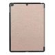thumbnail image 2 of Funda de cuero con tapa horizontal y textura Custer para iPad 9.7 (2018) y iPad 9.7 (2017), con tres pliegues y función de suspensión/activación (negra), 2 of 5