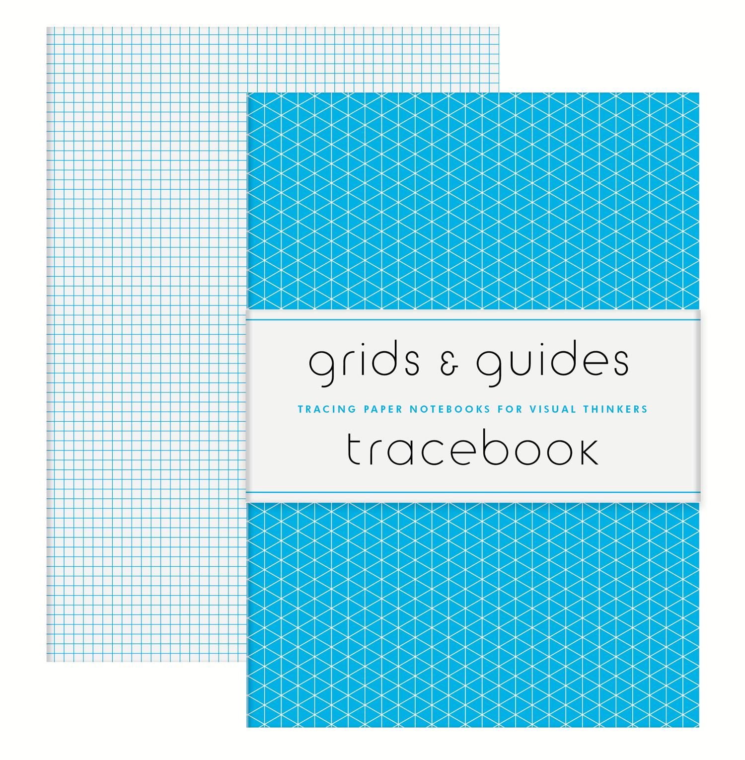 Grids & Guides Tracebook Tracing Paper Notebooks for Visual Thinkers