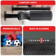 thumbnail image 5 of GoSports 32 Inch Tabletop Foosball Game Set - Mini Foosball Table - Oak, 5 of 6