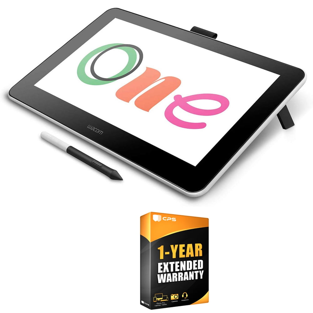 Wacom One Digital Drawing Tablet with Screen 13.3 inch Graphics Display