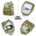 thumbnail image 5 of JIALIOU Mini Backpack Purse for Women Quilted Casual Daypack Small Travel Shoulder Bag, Birds Play in Forest, 5 of 7
