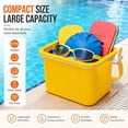 thumbnail image 5 of Huggea Bag, Women Summer Silicone Handbag, 67.63 fl oz Waterproof Foldable Crossbody Tote, 5 of 10