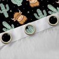 thumbnail image 4 of Erosebridal Cute Highland Cow Curtains Pack of 2 (42x84 Each) for Kids, Rustic Lodge Cabin Curtains Blackout, 4 of 6
