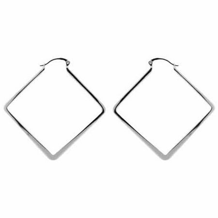 Silverspeck Sterling Silver Funky Geometric Hoop Earrings Sterling Silver Funky Geometric Hoop Earrings