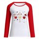 thumbnail image 2 of Gibobby Sudadera Navidad mujer informal de casa con estampado navideño para mujer(D,G), 2 of 3