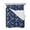 Dark Blue, variant on Quilts Twin Size Bedding Set, Cute Blue Space Lightweight Quilted Comforter, Star Cartoon Spaceship Planet Soft Reversible Bedspread Coverlet with Pillow Covers for All Season, 68" x 86"