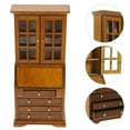 thumbnail image 5 of BESTSKY 2026 New Doll Furniture Dollhouse Furniture Miniature Bookshelf 1:12 Scale Beige Mini Cabinet for Dollhouse,Bedroom,Living Room(2.76X1.5X6.14Inches), 5 of 7