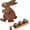 Rabbit, variant on Wooden Walking Animal Figurines Mechanical Balance Set of 3 Home Decor Gift