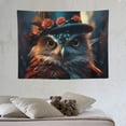 thumbnail image 4 of JRXY  Boho Owl Tapestry Watercolor Woodland Nursery Isolated Cute Bohemian Animal Baby Owl Home Decor Tapestry Wall Hanging for Bedroom Living Room Dorm 40x30in, 4 of 7