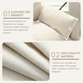 thumbnail image 5 of 38" Single Sofa with Storage Ottoman, Adjustable Phone Holder, USB Charger, Side Storage Pockets, Pillow-Like Armrests, Wide Seat Chaise Lounge for Living Room, Chenille, 4 Colors, 5 of 9