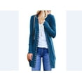 thumbnail image 1 of Women's long-sleeved sweater tops casual loose solid color button coat, 1 of 1
