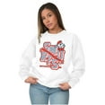 thumbnail image 4 of Retro Papa Smurf Little But So Great Unisex Plus Size Sweatshirt Brisco Brands 4X, 4 of 5
