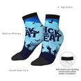 thumbnail image 6 of Naloa Halloween Trick Or Treat Ankle Socks for Women Non Slip Socks No Show Socks Classic Low Cut Casual Socks Casual Socks, 6 of 7