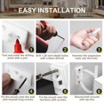 thumbnail image 4 of (Paquete de 5) Kit de anclajes para muebles antipuntas a prueba de bebés, anclajes de pared para gabinetes que protegen a los niños pequeños y a las mascotas de la caída de muebles, seguridad aju, 4 of 5