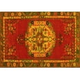 thumbnail image 1 of Ahgly Company Machine Washable Indoor Rectangle Persian Yellow Traditional Area Rugs, 3' x 5', 1 of 4