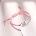 thumbnail image 3 of Pulsera de Alerta Médica JF.JEWELRY para Diabetes Tipo 1 Rosa, 3 of 7