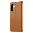 thumbnail image 3 of Wallet Leather Case For Samsung Galaxy A36 5G 6.7",with Card Holder,wristband, Shockproof Kickstand Embossed Cute Cats, Snap Phone Case,Brown,For Galaxy A36 (5G), 3 of 9