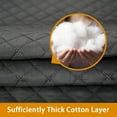 thumbnail image 5 of DriftAway Thermal Insulated Blackout Curtains for Living Room Linen Textured with Cotton Fabric Liner Noise Reducing Drapes for Bedroom Energy Saving Window Curtain Grommet Singe Panel 52" x 84" White, 5 of 9