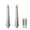 C-2pcs, variant on YiFudd Halloween Ghost Flameless Taper Candles 2-Pack, Sad Frown Face LED with Remote & Timer, Battery Operated for Candle Holders