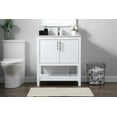 thumbnail image 7 of Elegant Kitchen and Bath 30 Inch SIngle Bathroom Vanity In White, 7 of 7