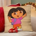 thumbnail image 4 of Dora-South Park Fundas de almohada de terciopelo con tema, regalos de funda de almohada, decoración para el hogar, cojín de lanzar, regalo de cumpleaños para fans y parejas. 60cm x 60cm., 4 of 6