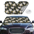 thumbnail image 2 of Balery Lilies Flowers Print Car Windshield Sun Shade,Windshield Sunshade for Car Pickup Truck SUV Accessories-Small, 2 of 7