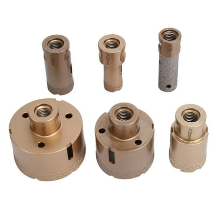 

7Pcs M14 20/28/35/55/68Mm Diamond Drill Bits Marble Ceramic with 20Mm Finger Bits and M14 Adapter Drill