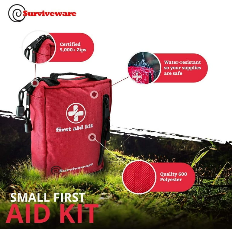 Surviveware small first top aid kit for backpacking