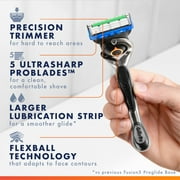 Gillette ProGlide Razor Men 5 Blade Manual Razor ,1 Handle and 2 Blade Refills ,Black