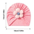 thumbnail image 3 of Baby Girls Turban Hats With Bow Caps Bonnets Headwraps For Toddlers Children Waterproof Quick-Drying UPF 50+ Sun Hat,Toddler Boys Girls Summer Beach Hats, 3 of 4