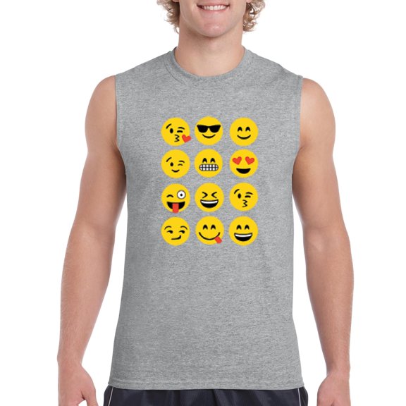 Artix - Men's Graphic T-Shirt Sleeveless - Emoji Group