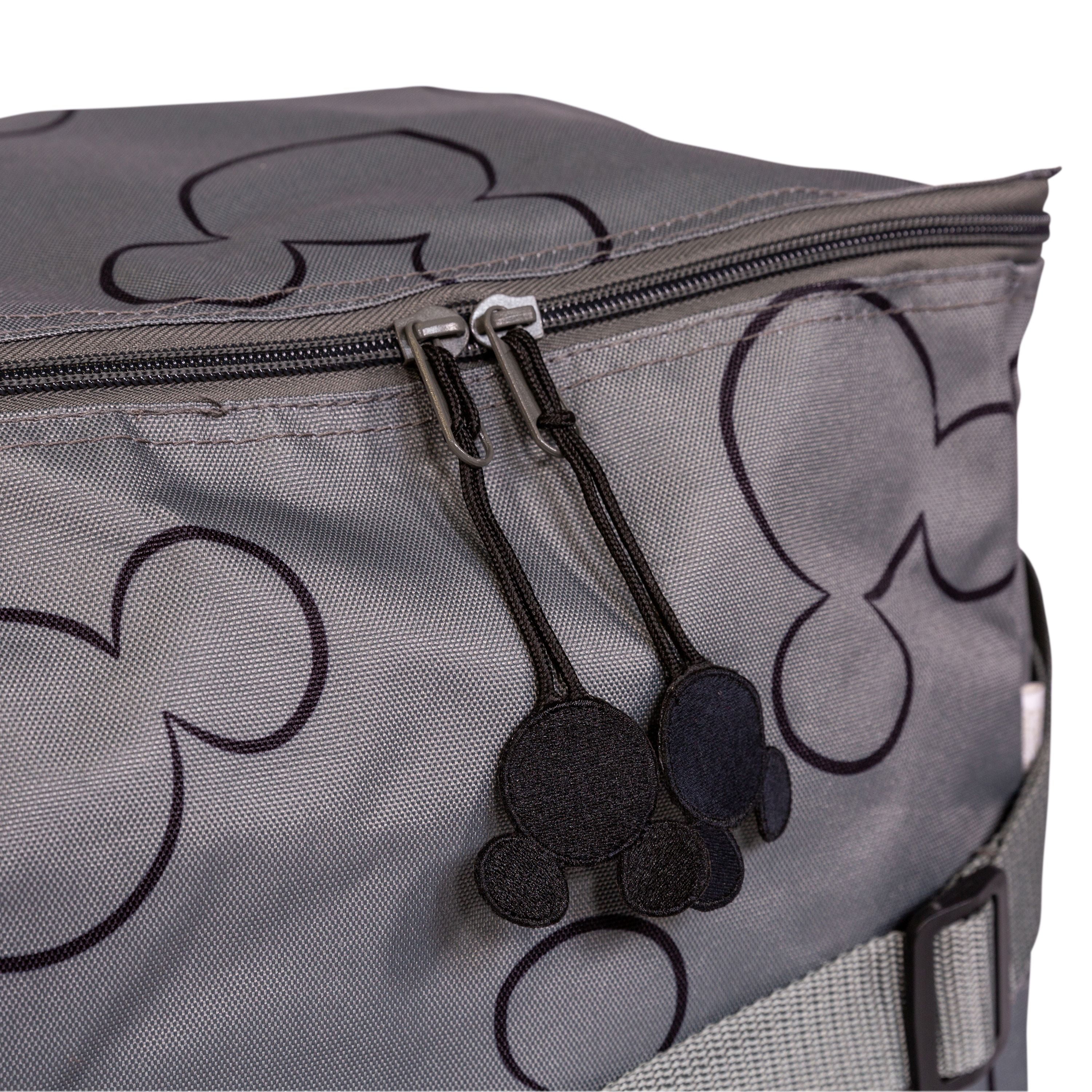 Disney Baby by J.L. Childress Single and Double Stroller Travel Bag, Grey. Mickey. Infant/Toddler