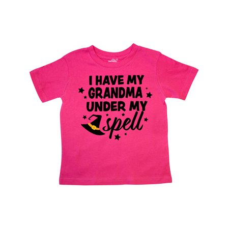 

Inktastic I Have My Grandma Under My Spell with Cute Witch Hat Gift Toddler Boy or Toddler Girl T-Shirt