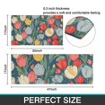 thumbnail image 7 of Pioneer Flower Floral Print Pattern Kitchen Rugs Sets Of 2,Anti Fatigue Kitchen Mat Rugs Non Slip Washable,Decorative Kitchen Floor Mats for Kitchen,Sink,Laundry,17"x30"+17"x47", 7 of 7