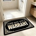 thumbnail image 5 of Ultra Thin Indoor Door Mat, Low-Profile Door Mat Indoor Entrance, Non Slip Rubber Backing Inside Doormat Washable Welcome Front Entryway Dirt Trapper Entry Mat, Grey, 5 of 6