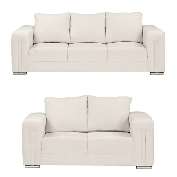 Sala 3-2 TRINITY Taos 2 piezas ( Sofá, Love Seat ) Beige Claro