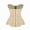 apricot, variant on Shapewear Tummy Wrap with 17 Steel Bones Hourglass Waist Trainer for Women Slimming Corset Waist Cincher