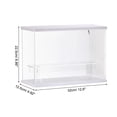 thumbnail image 4 of Caja de Exhibición de Acrílico Transparente Uxcell con Luz LED 1 Nivel a Prueba de Polvo para Coleccionables Blanca 12.6x4.92x8.86, 4 of 7