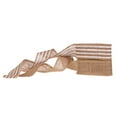 thumbnail image 3 of Love, Laugh, Craft Burlap Ribbon Set, 1.5"W x 3-Yds, Natural/White Stripe, 3 of 17