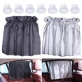 thumbnail image 1 of Cortinas protectoras para el sol del coche, para la ventana trasera del coche, con ventosa y bolsa de almacenamiento, 1 of 9