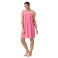 thumbnail image 4 of Aria Sleeveless 100% Cotton Nightgown with Pockets in 36",Women's Sizes XS-5X, 4 of 6