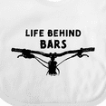 thumbnail image 4 of Inktastic Life Behind Bars Mountain Bike Boys or Girls Baby Bib, 4 of 4