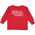 thumbnail image 3 of Inktastic Nebraska Word Salad- state outline Boys or Girls Long Sleeve Toddler T-Shirt, 3 of 5